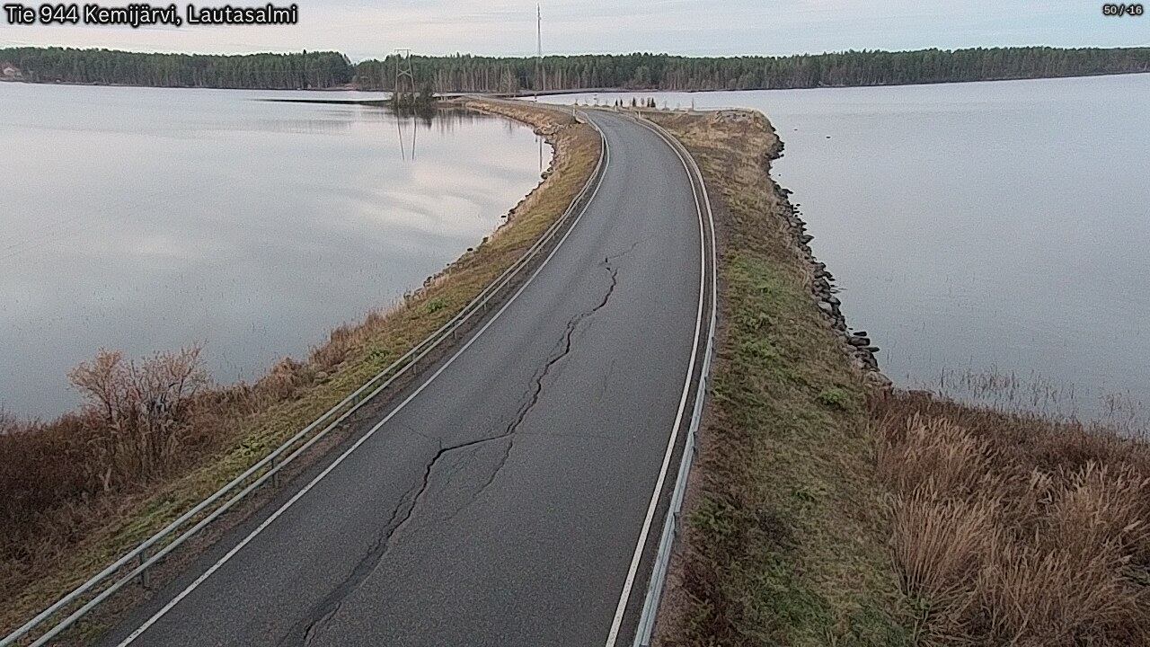 Kelikamerat Kuva Tie 944 Kemijärvi, Lautasalmi, Kemijärvi, Lappi