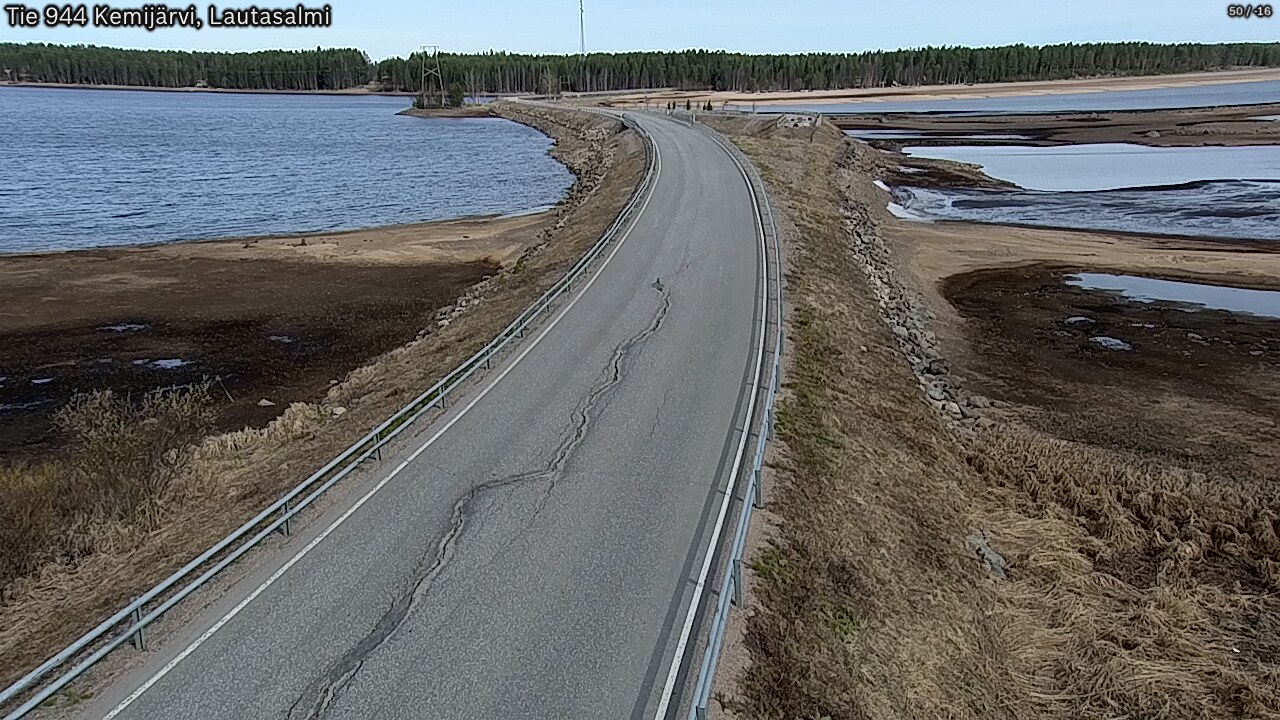 Kelikamerat Kuva Tie 944 Kemijärvi, Lautasalmi, Kemijärvi, Lappi