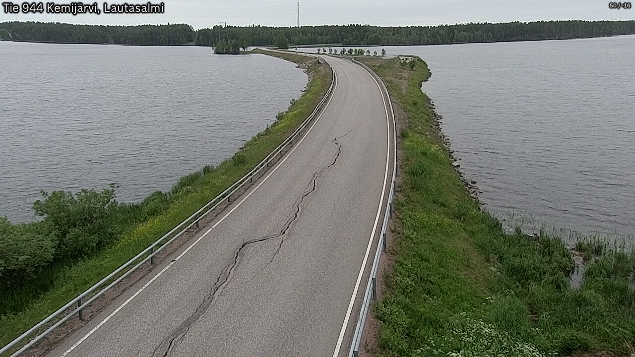 Kelikamerat Kuva Tie 944 Kemijärvi, Lautasalmi, Kemijärvi, Lappi