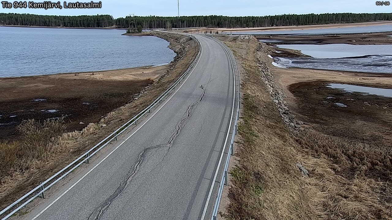 Kelikamerat Kuva Tie 944 Kemijärvi, Lautasalmi, Kemijärvi, Lappi