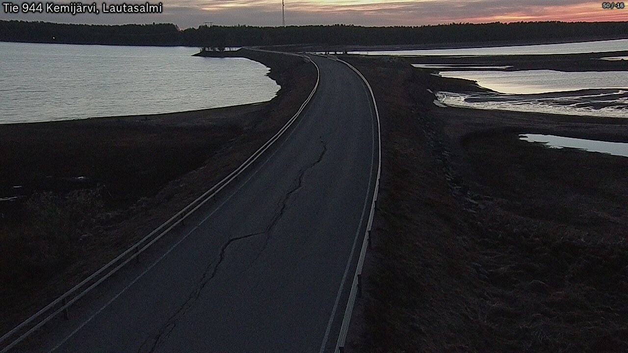 Kelikamerat Kuva Tie 944 Kemijärvi, Lautasalmi, Kemijärvi, Lappi