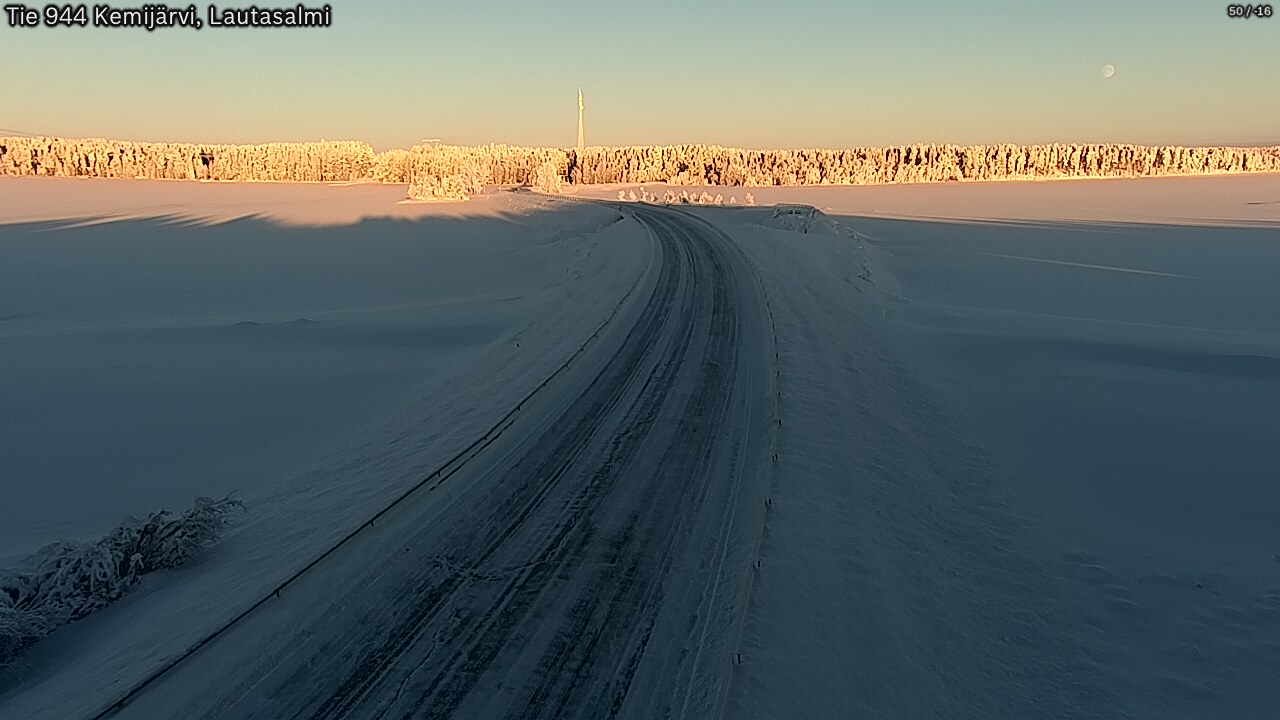 Kelikamerat Kuva Tie 944 Kemijärvi, Lautasalmi, Kemijärvi, Lappi
