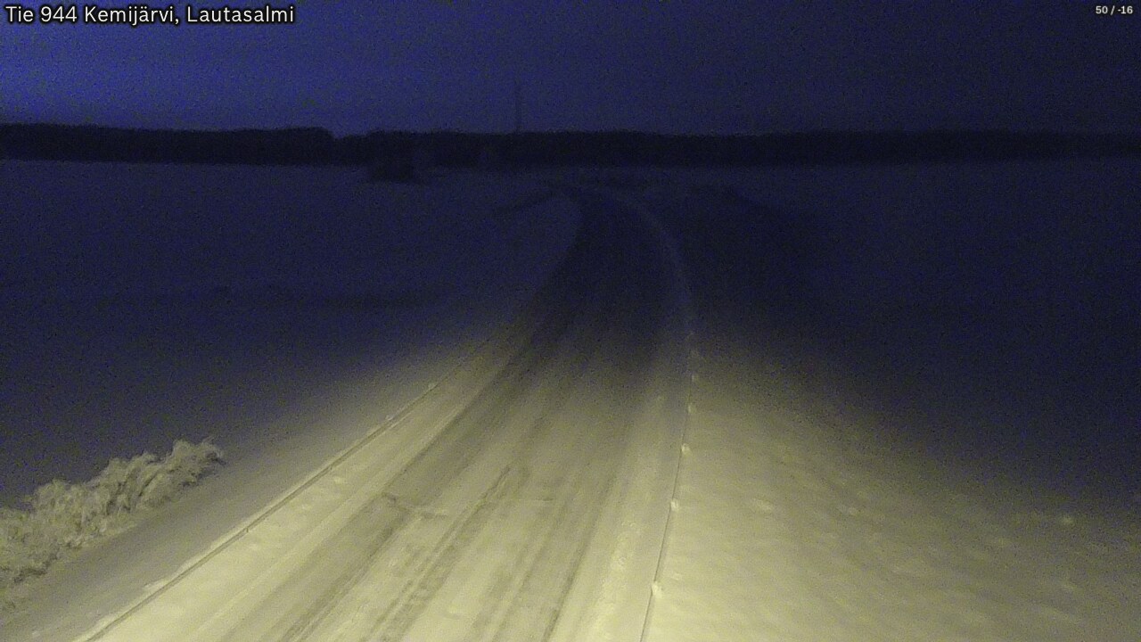 Kelikamerat Kuva Tie 944 Kemijärvi, Lautasalmi, Kemijärvi, Lappi