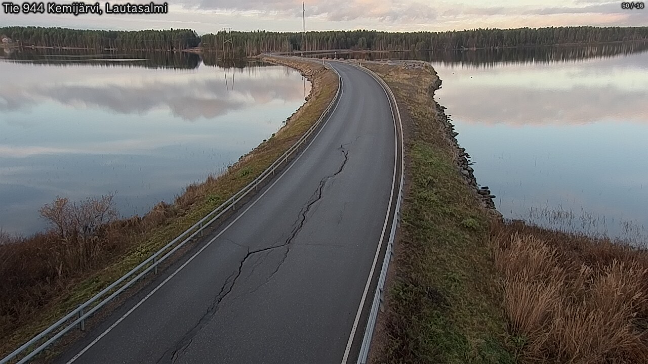 Kelikamerat Kuva Tie 944 Kemijärvi, Lautasalmi, Kemijärvi, Lappi