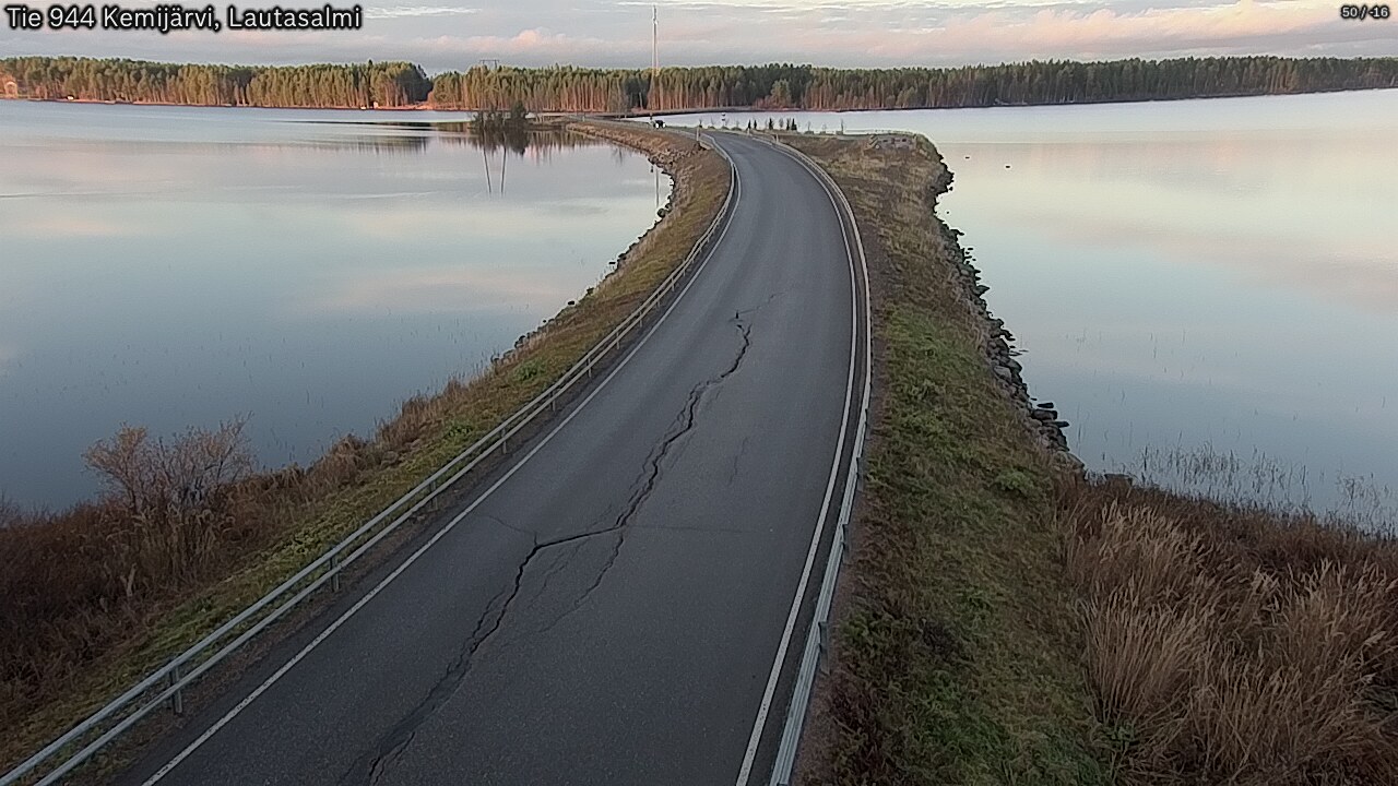 Kelikamerat Kuva Tie 944 Kemijärvi, Lautasalmi, Kemijärvi, Lappi