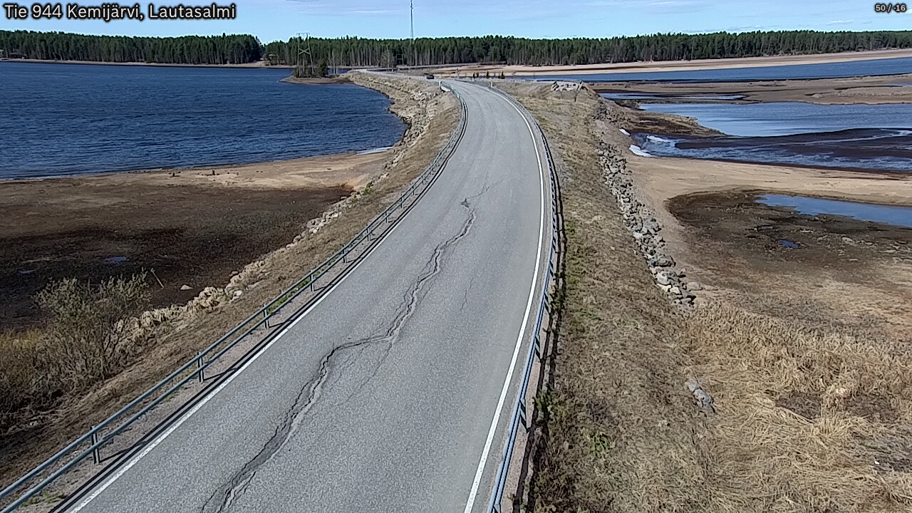 Kelikamerat Kuva Tie 944 Kemijärvi, Lautasalmi, Kemijärvi, Lappi