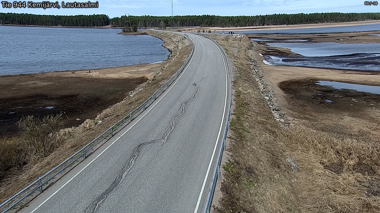 Kelikamerat Kuva Tie 944 Kemijärvi, Lautasalmi, Kemijärvi, Lappi