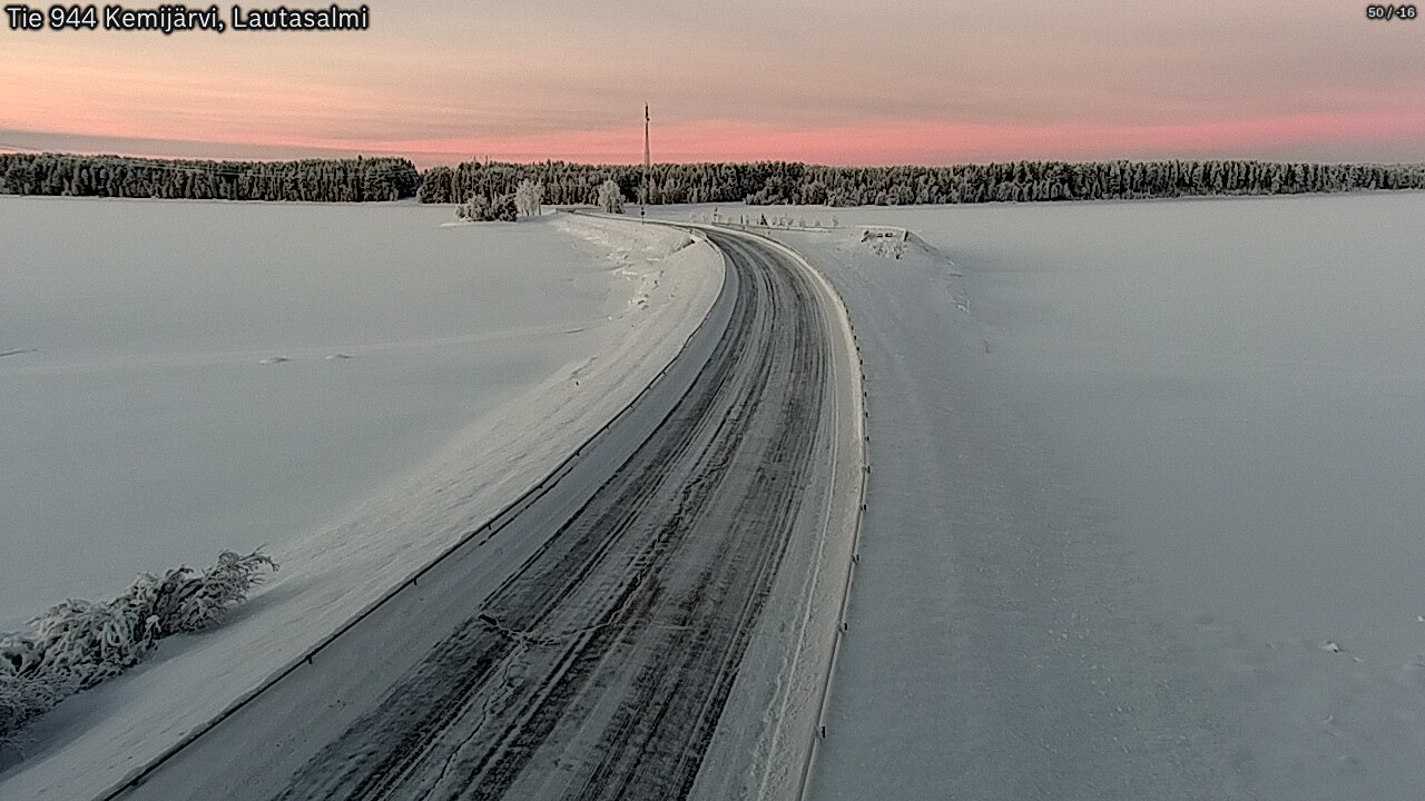 Kelikamerat Kuva Tie 944 Kemijärvi, Lautasalmi, Kemijärvi, Lappi