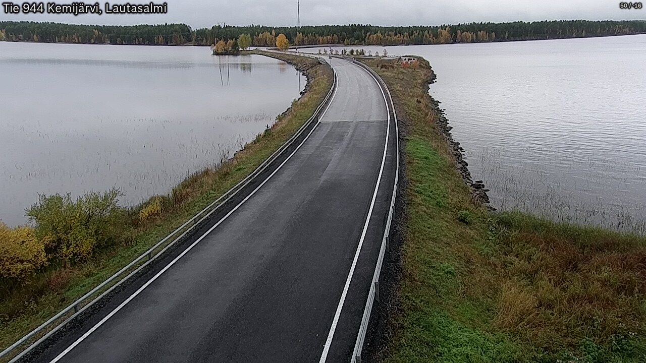 Kelikamerat Kuva Tie 944 Kemijärvi, Lautasalmi, Kemijärvi, Lappi