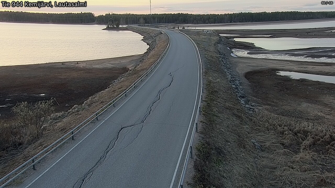 Kelikamerat Kuva Tie 944 Kemijärvi, Lautasalmi, Kemijärvi, Lappi