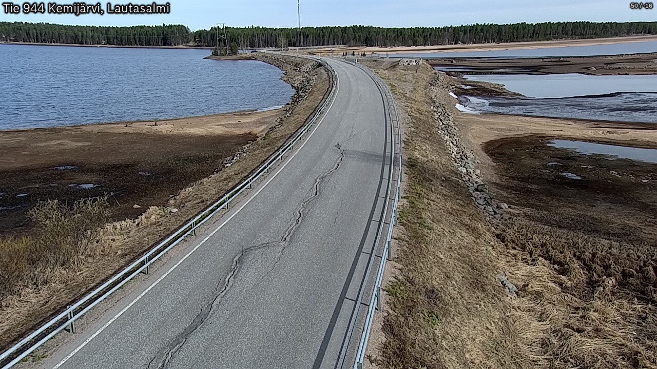 Kelikamerat Kuva Tie 944 Kemijärvi, Lautasalmi, Kemijärvi, Lappi
