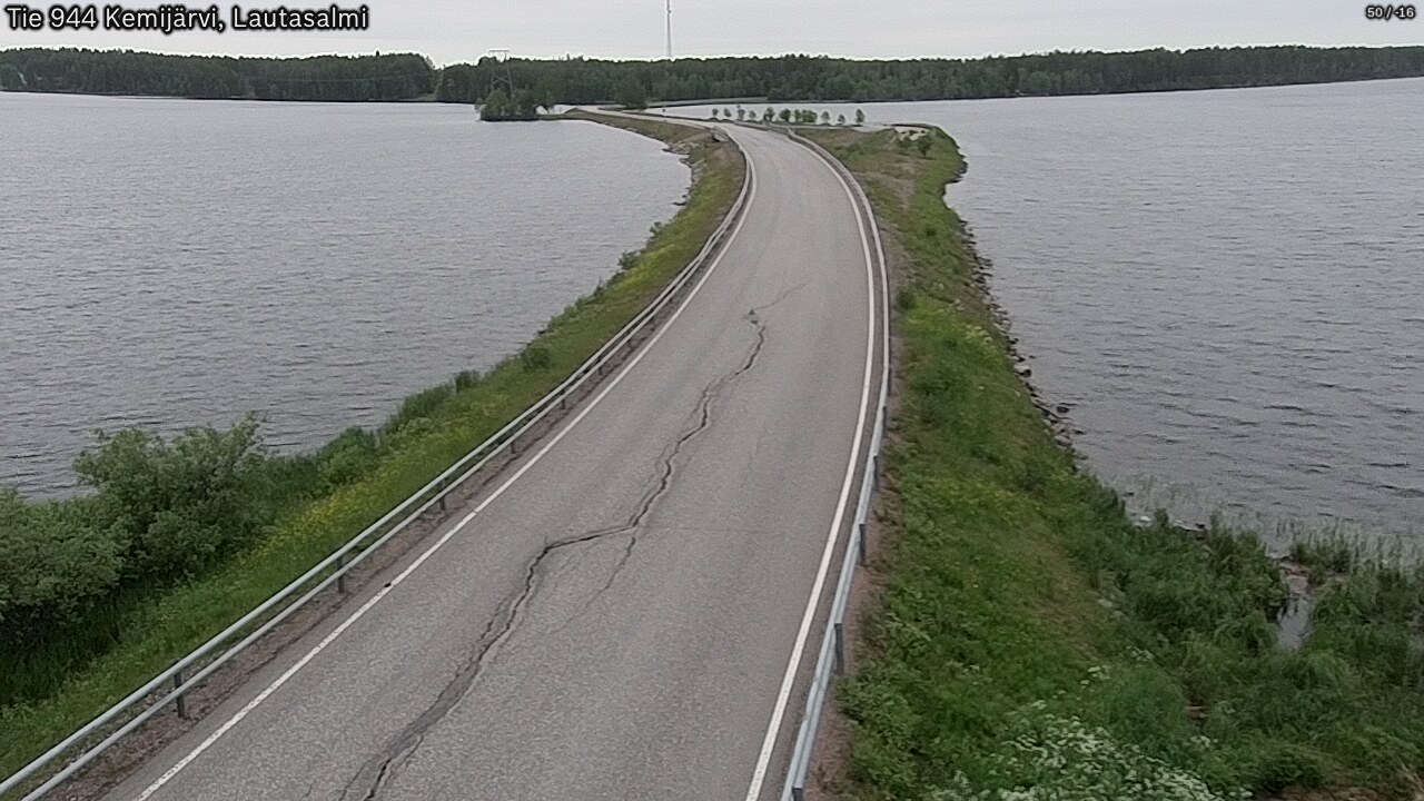 Kelikamerat Kuva Tie 944 Kemijärvi, Lautasalmi, Kemijärvi, Lappi