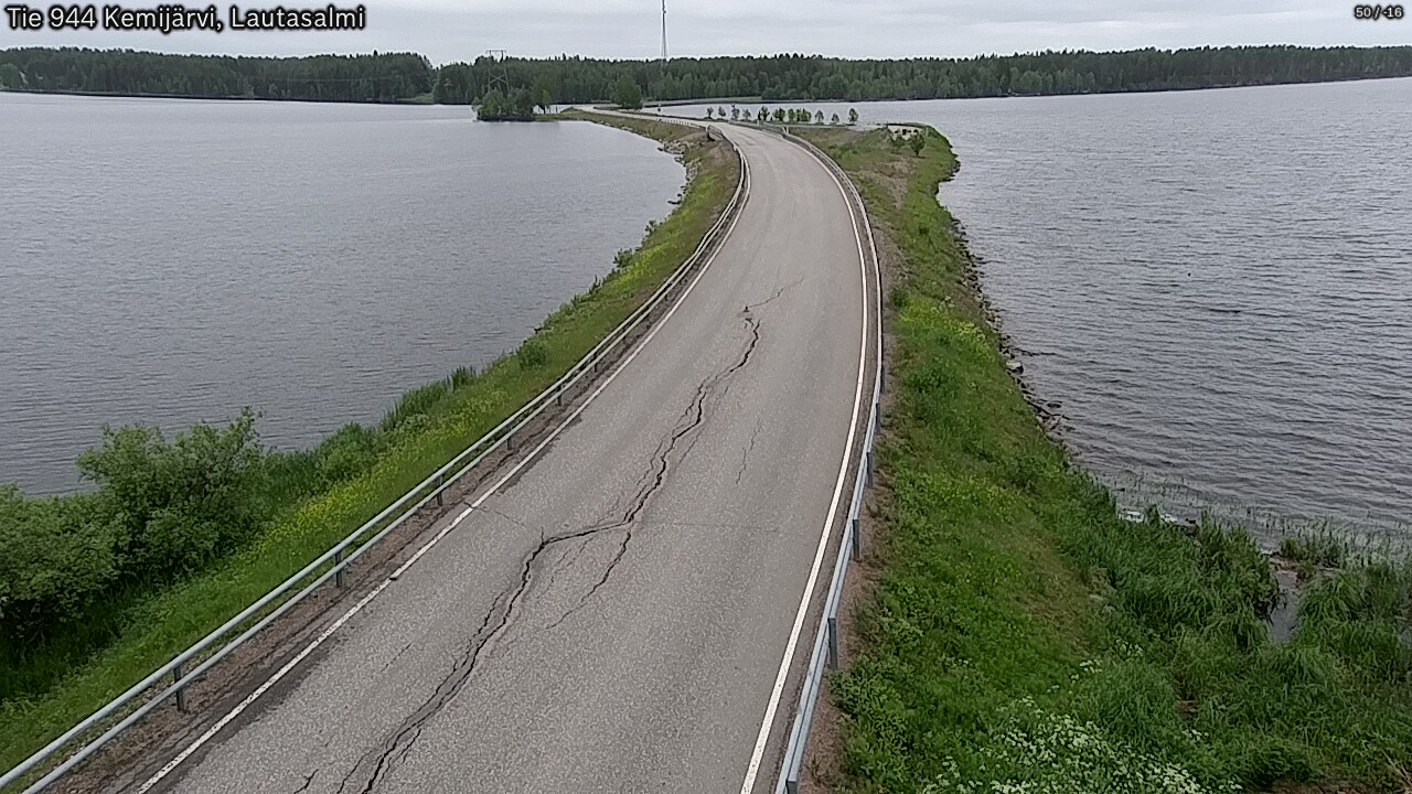 Kelikamerat Kuva Tie 944 Kemijärvi, Lautasalmi, Kemijärvi, Lappi