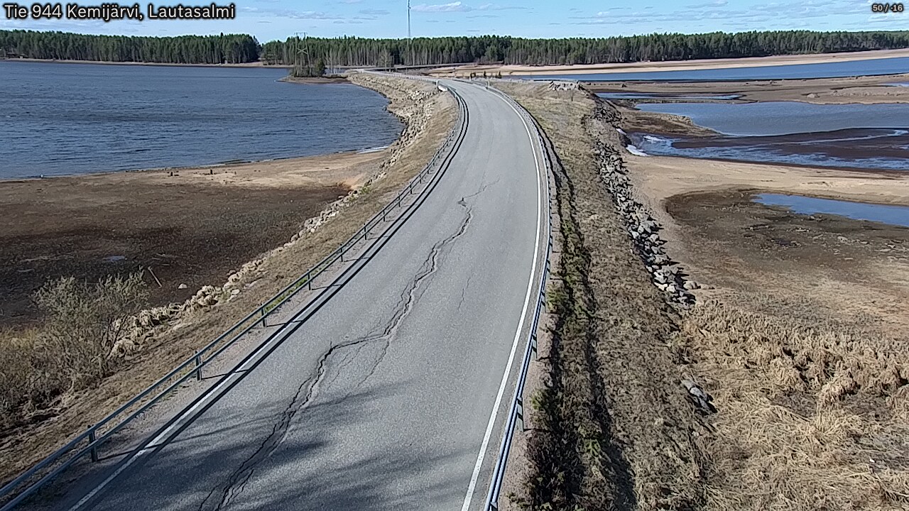Kelikamerat Kuva Tie 944 Kemijärvi, Lautasalmi, Kemijärvi, Lappi