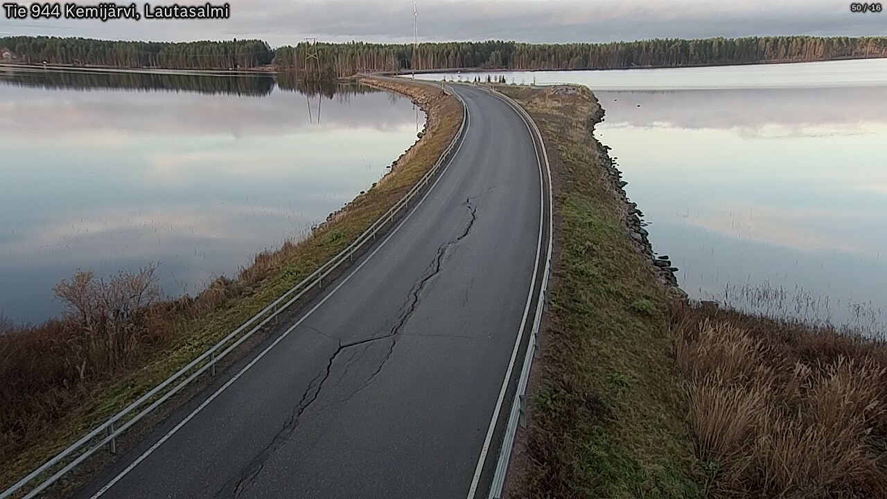 Kelikamerat Kuva Tie 944 Kemijärvi, Lautasalmi, Kemijärvi, Lappi