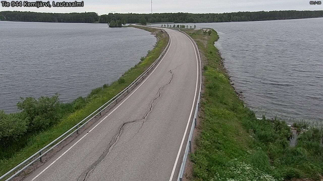 Kelikamerat Kuva Tie 944 Kemijärvi, Lautasalmi, Kemijärvi, Lappi