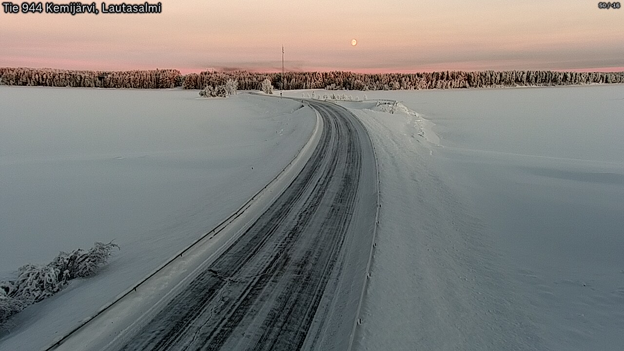 Kelikamerat Kuva Tie 944 Kemijärvi, Lautasalmi, Kemijärvi, Lappi