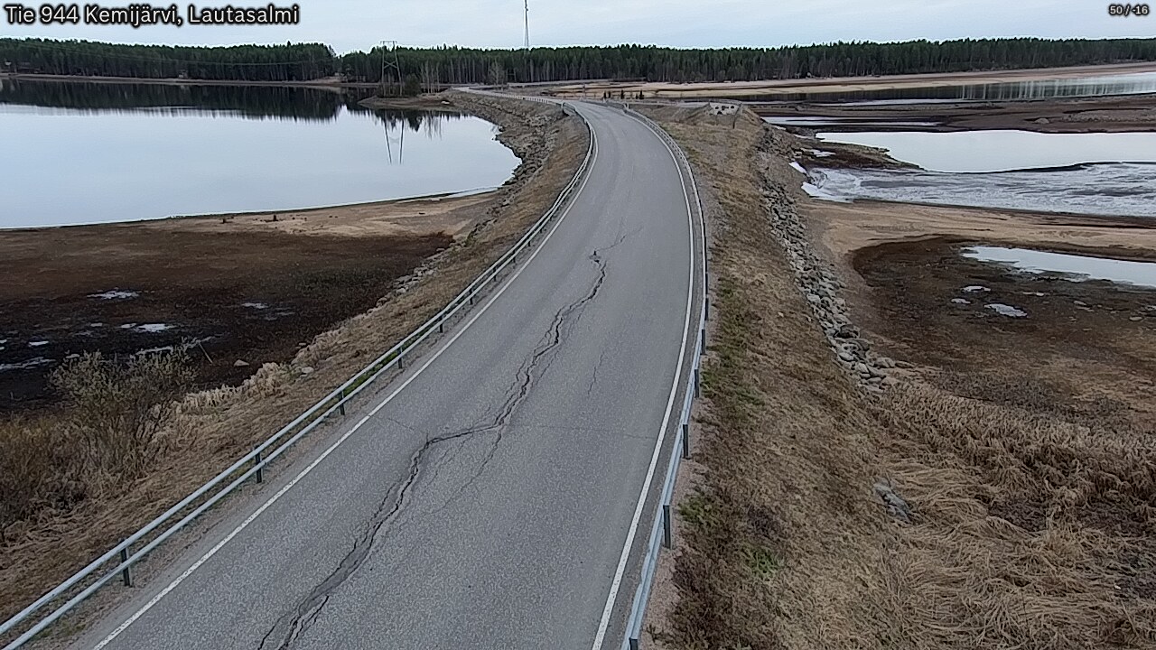 Kelikamerat Kuva Tie 944 Kemijärvi, Lautasalmi, Kemijärvi, Lappi