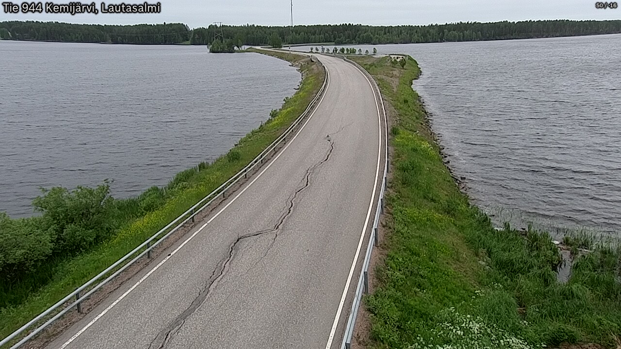 Kelikamerat Kuva Tie 944 Kemijärvi, Lautasalmi, Kemijärvi, Lappi