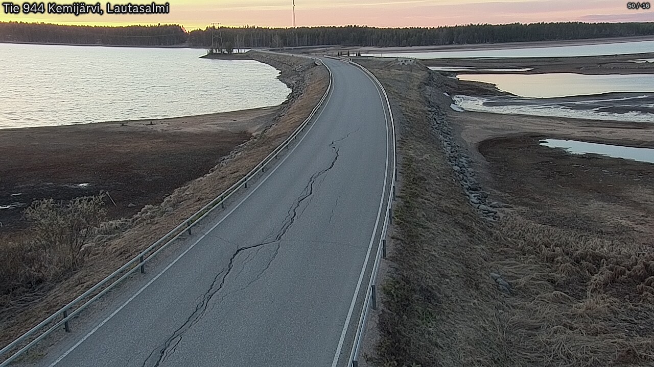 Kelikamerat Kuva Tie 944 Kemijärvi, Lautasalmi, Kemijärvi, Lappi