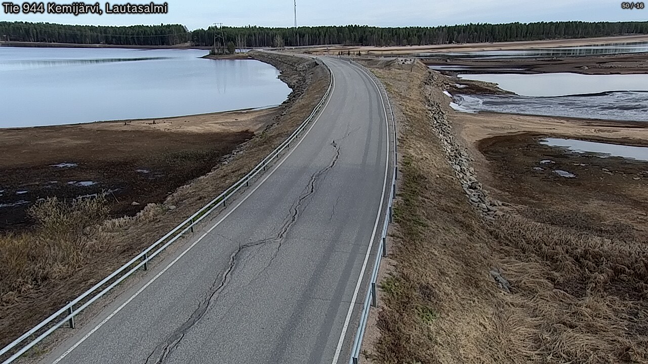 Kelikamerat Kuva Tie 944 Kemijärvi, Lautasalmi, Kemijärvi, Lappi