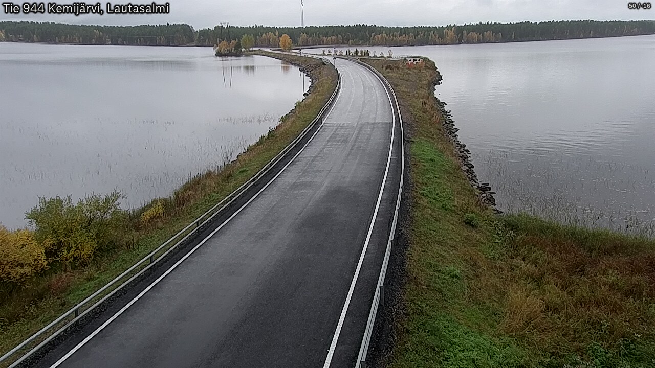 Kelikamerat Kuva Tie 944 Kemijärvi, Lautasalmi, Kemijärvi, Lappi