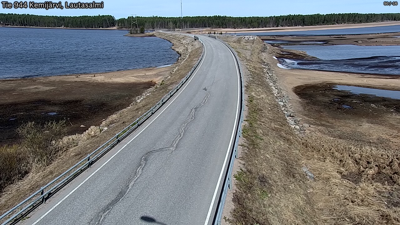 Kelikamerat Kuva Tie 944 Kemijärvi, Lautasalmi, Kemijärvi, Lappi