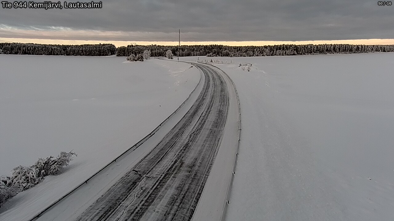 Kelikamerat Kuva Tie 944 Kemijärvi, Lautasalmi, Kemijärvi, Lappi