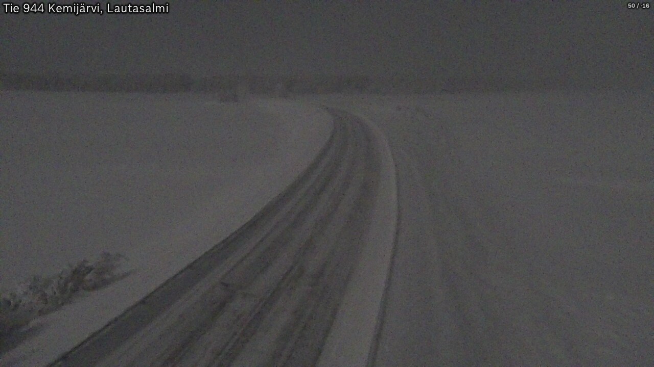Kelikamerat Kuva Tie 944 Kemijärvi, Lautasalmi, Kemijärvi, Lappi