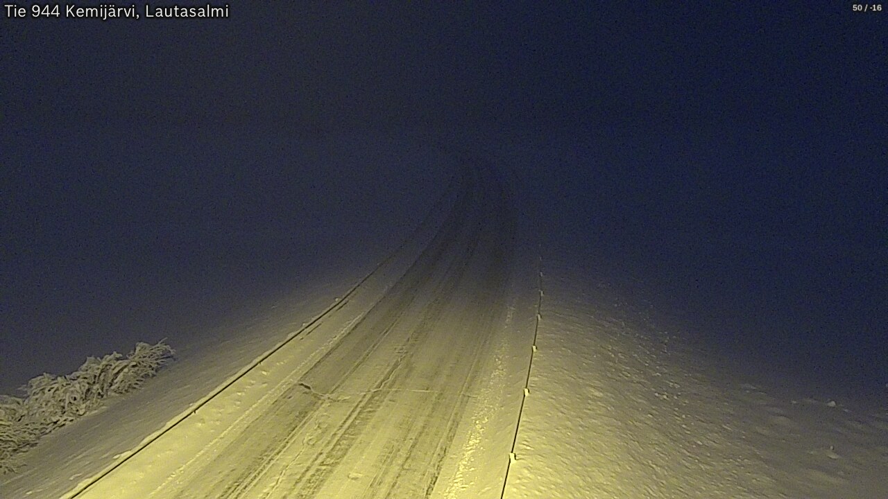 Kelikamerat Kuva Tie 944 Kemijärvi, Lautasalmi, Kemijärvi, Lappi