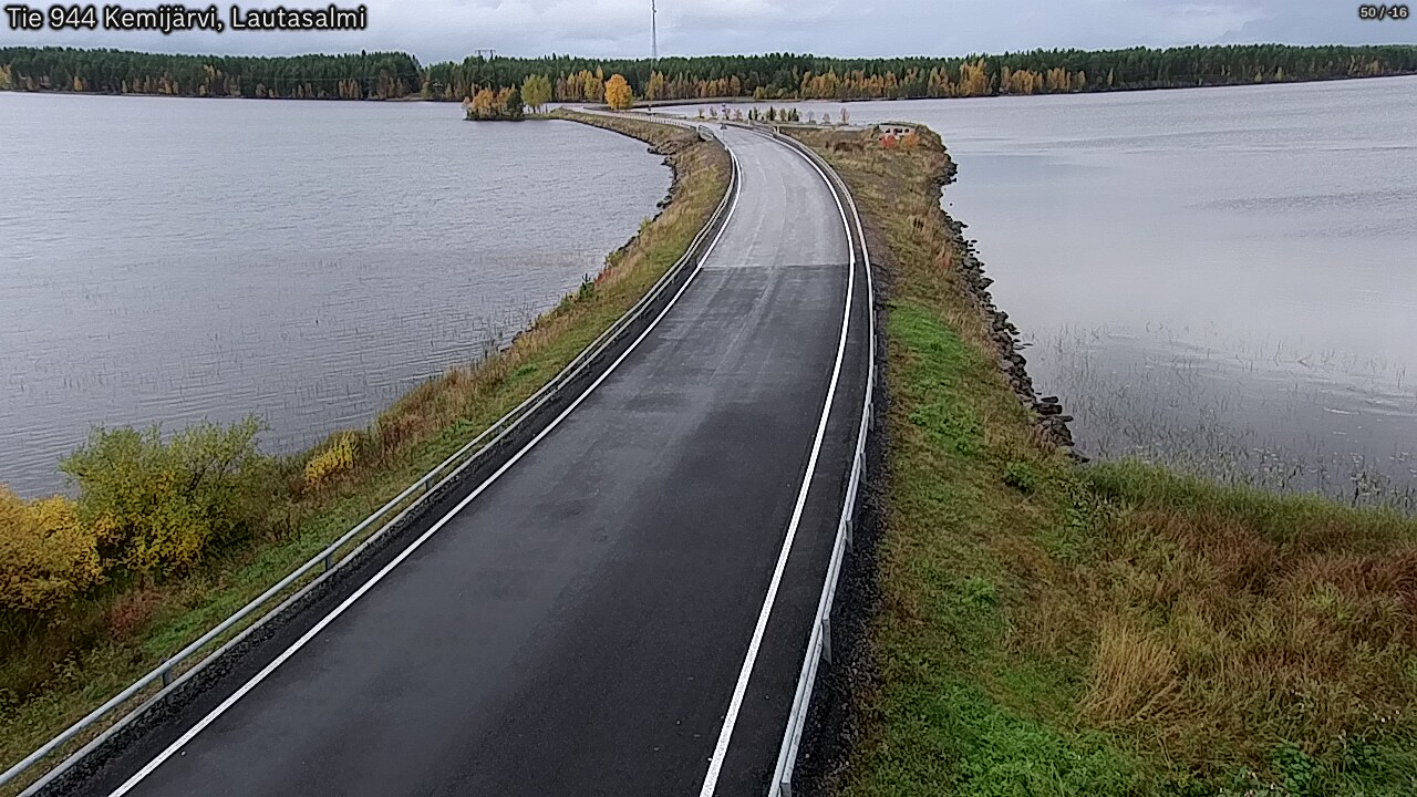 Kelikamerat Kuva Tie 944 Kemijärvi, Lautasalmi, Kemijärvi, Lappi