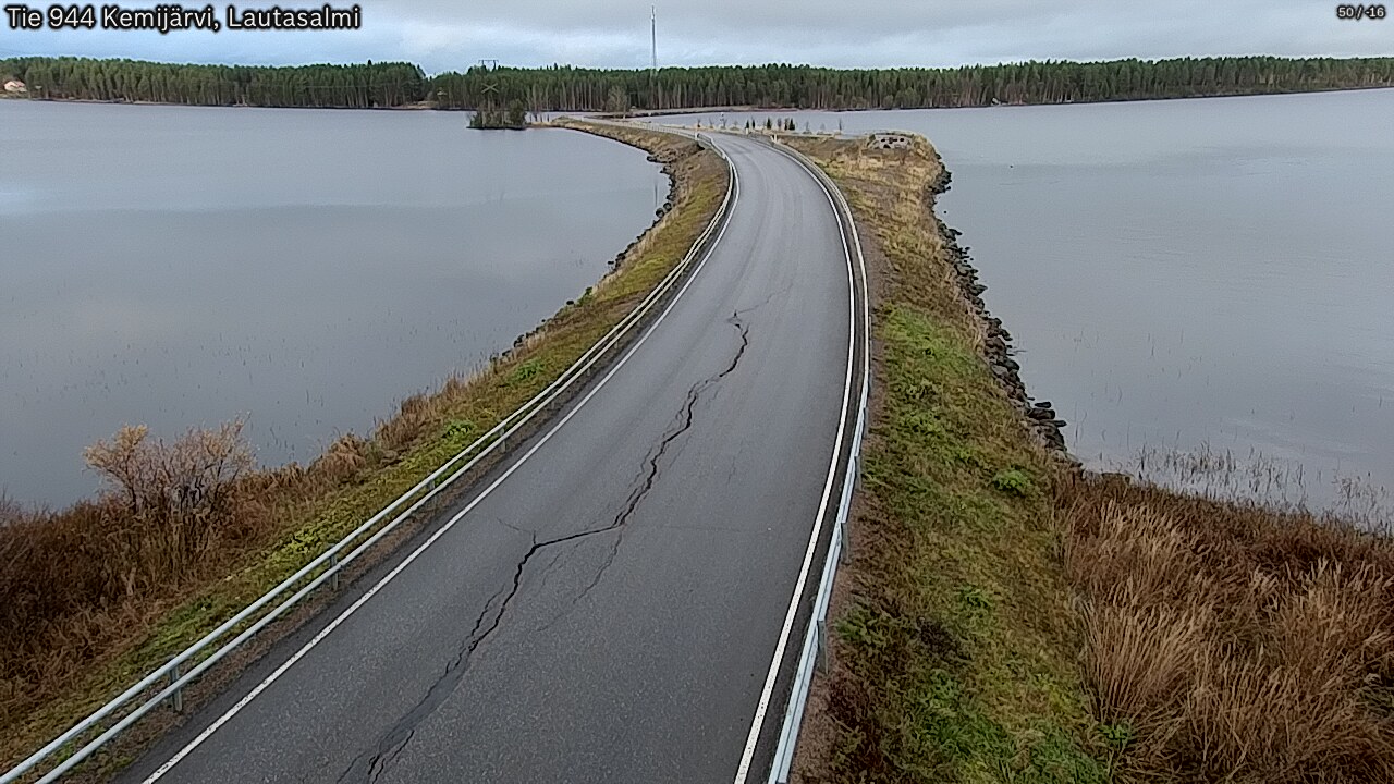 Kelikamerat Kuva Tie 944 Kemijärvi, Lautasalmi, Kemijärvi, Lappi