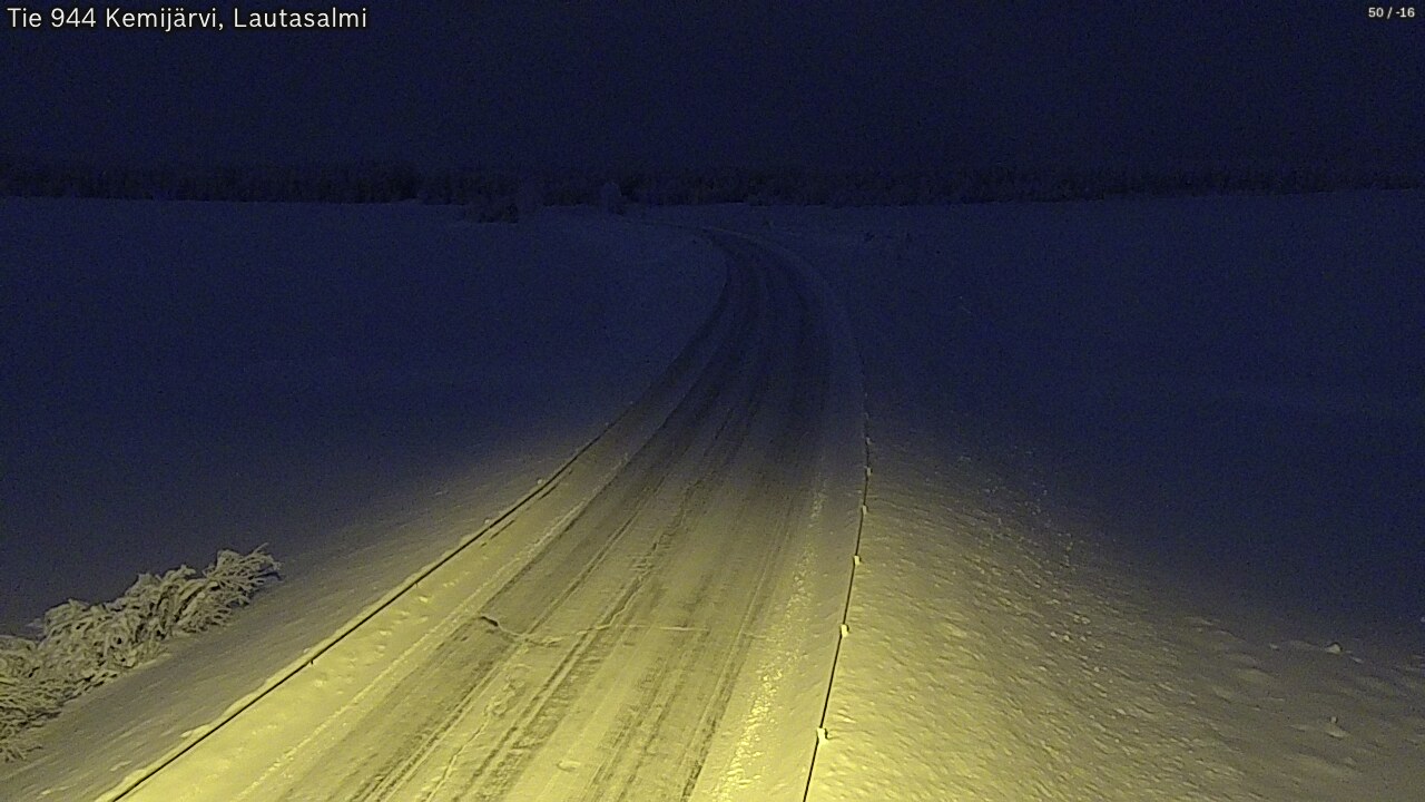 Kelikamerat Kuva Tie 944 Kemijärvi, Lautasalmi, Kemijärvi, Lappi