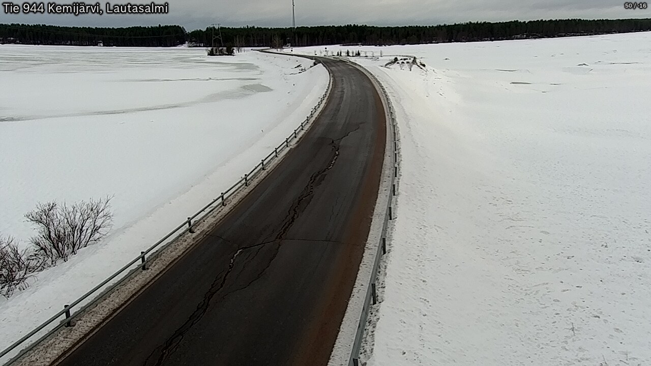 Kelikamerat Kuva Tie 944 Kemijärvi, Lautasalmi, Kemijärvi, Lappi
