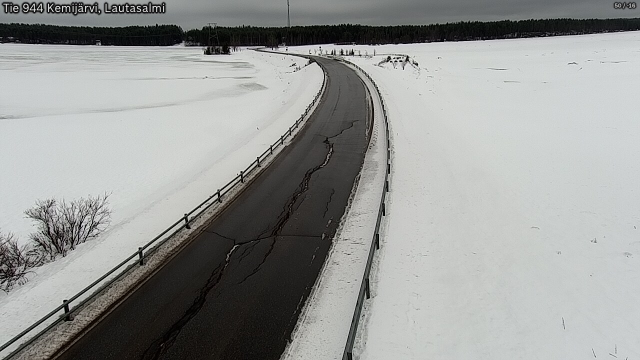 Kelikamerat Kuva Tie 944 Kemijärvi, Lautasalmi, Kemijärvi, Lappi