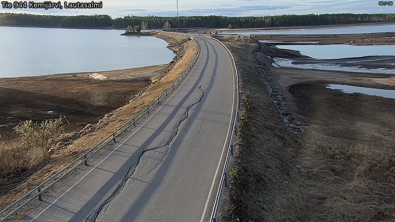Kelikamerat Kuva Tie 944 Kemijärvi, Lautasalmi, Kemijärvi, Lappi