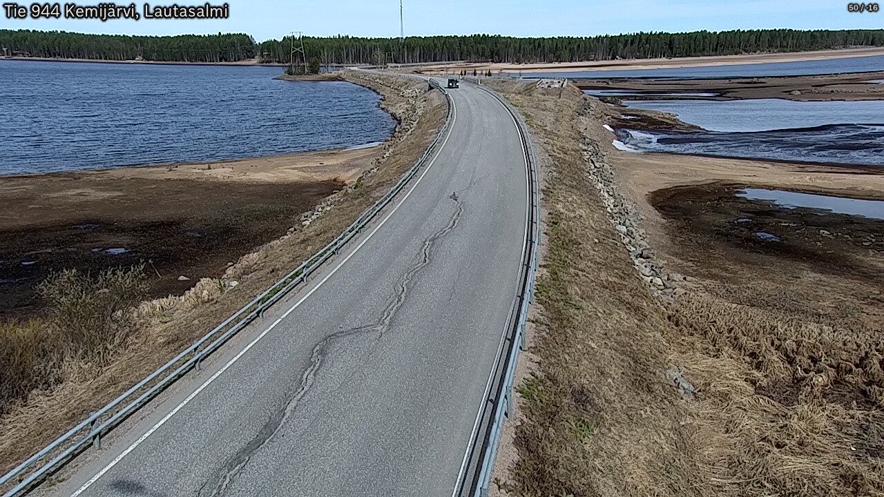 Kelikamerat Kuva Tie 944 Kemijärvi, Lautasalmi, Kemijärvi, Lappi
