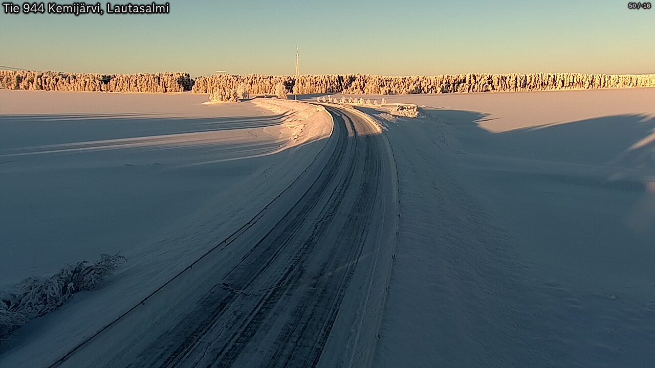 Kelikamerat Kuva Tie 944 Kemijärvi, Lautasalmi, Kemijärvi, Lappi
