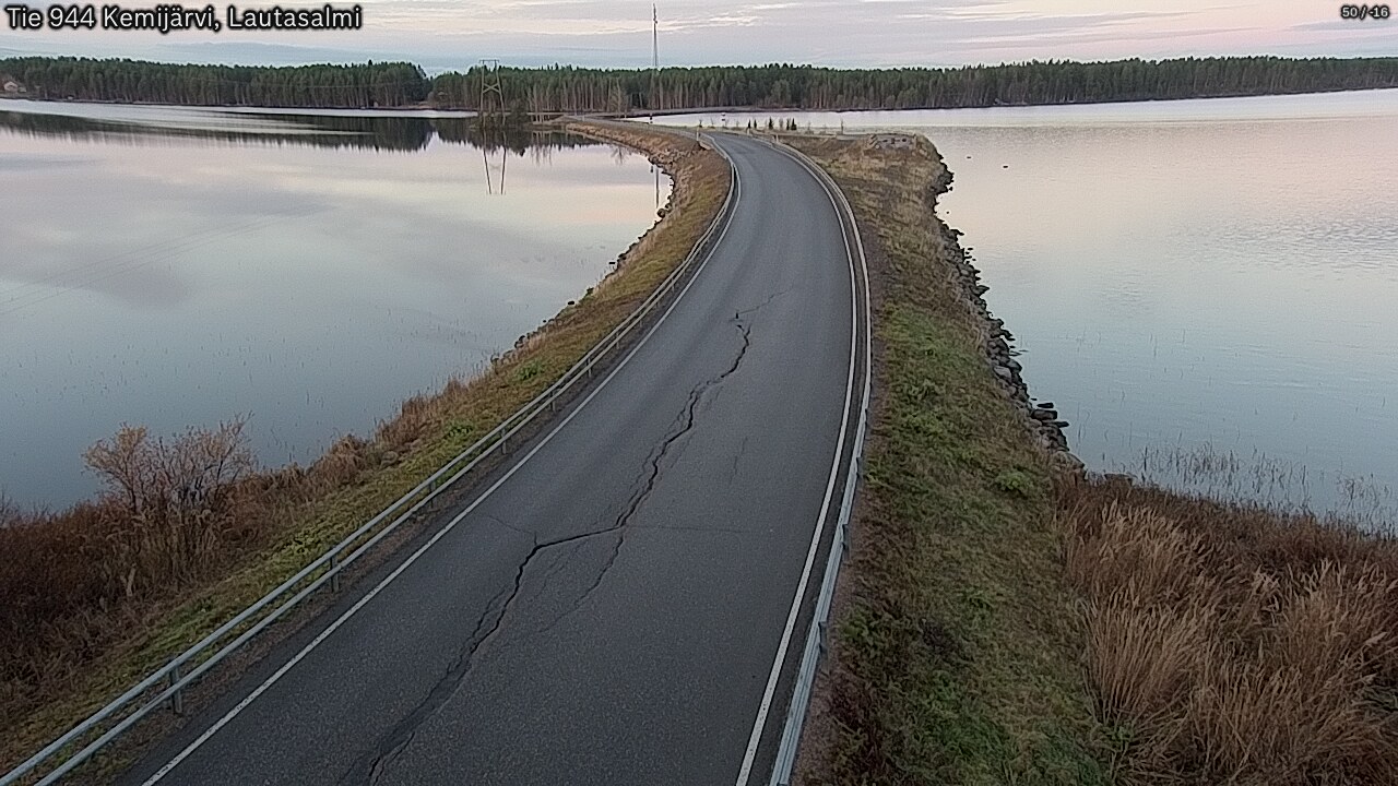 Kelikamerat Kuva Tie 944 Kemijärvi, Lautasalmi, Kemijärvi, Lappi