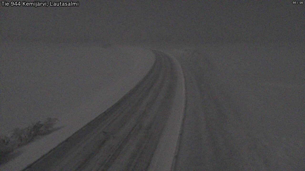 Kelikamerat Kuva Tie 944 Kemijärvi, Lautasalmi, Kemijärvi, Lappi