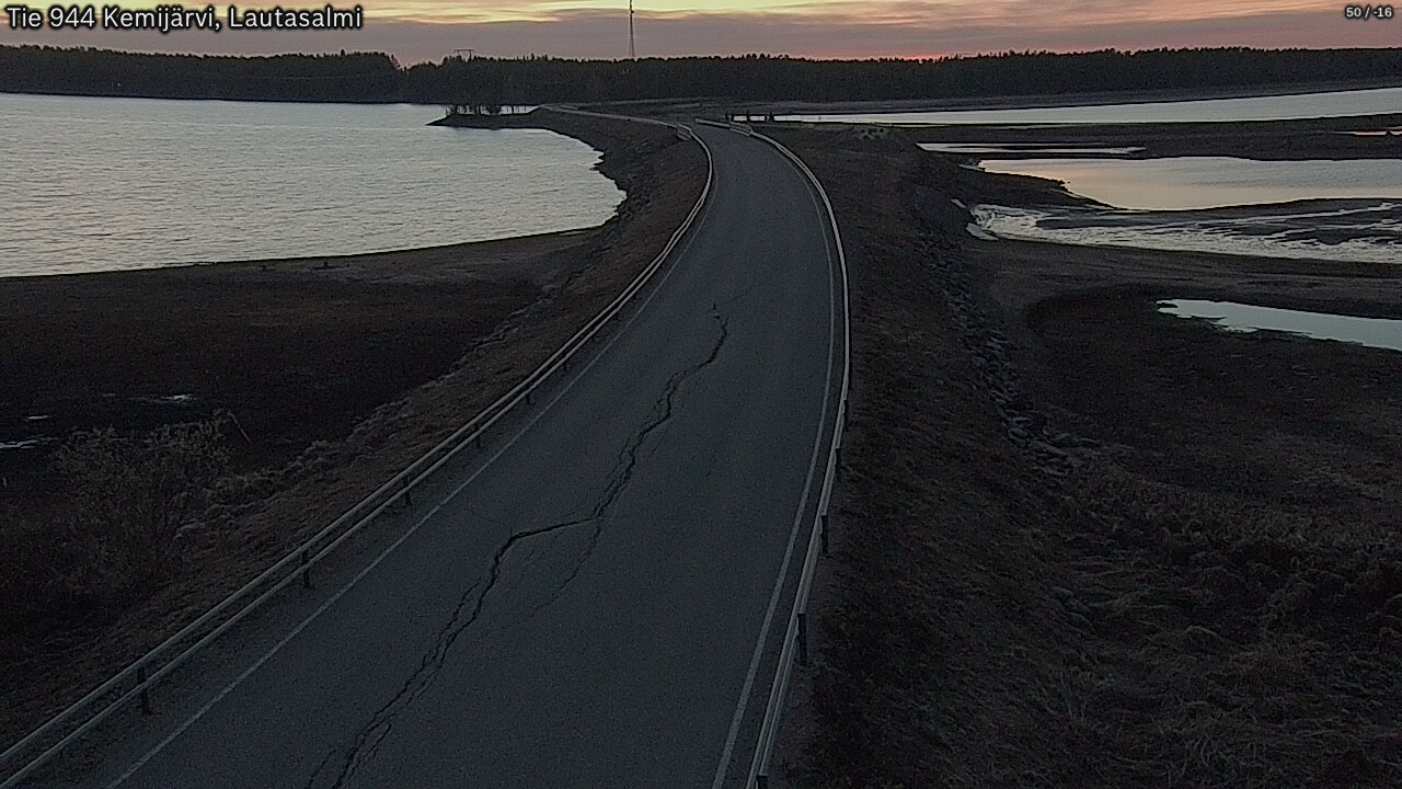 Kelikamerat Kuva Tie 944 Kemijärvi, Lautasalmi, Kemijärvi, Lappi
