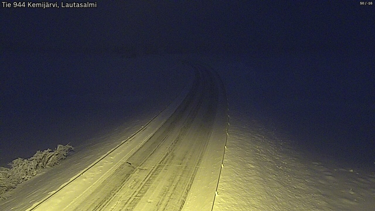 Kelikamerat Kuva Tie 944 Kemijärvi, Lautasalmi, Kemijärvi, Lappi