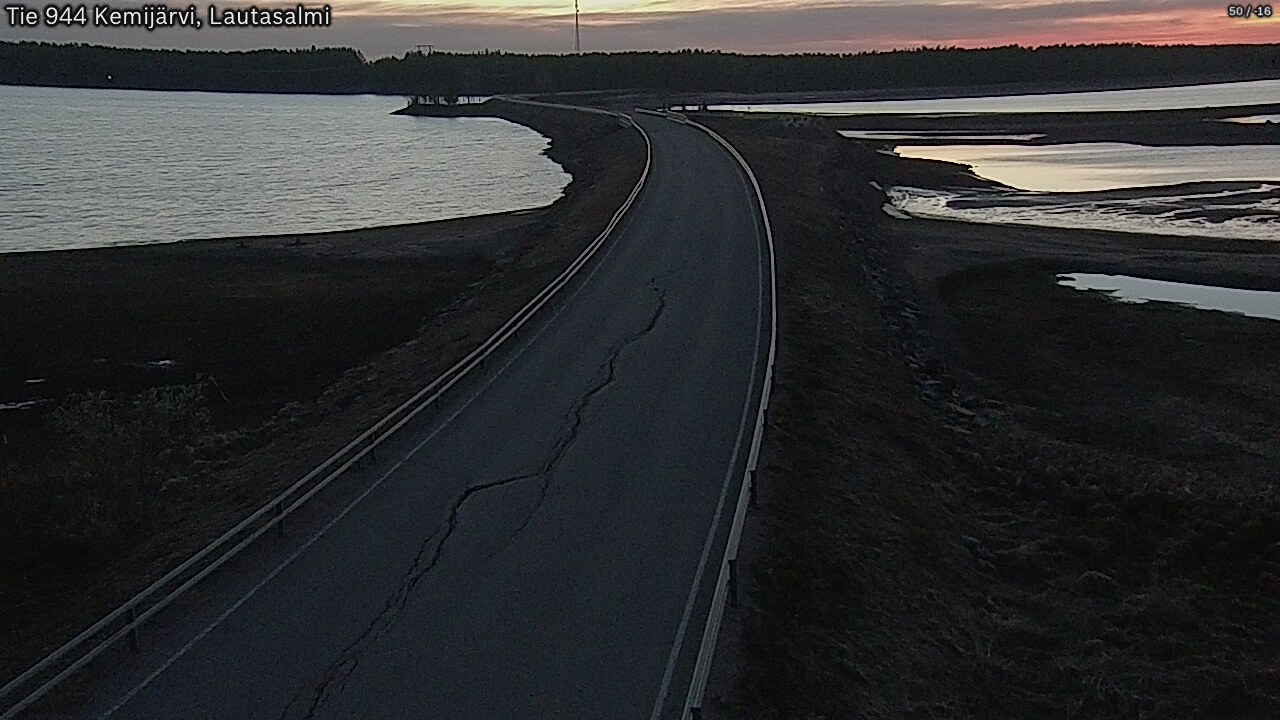 Kelikamerat Kuva Tie 944 Kemijärvi, Lautasalmi, Kemijärvi, Lappi
