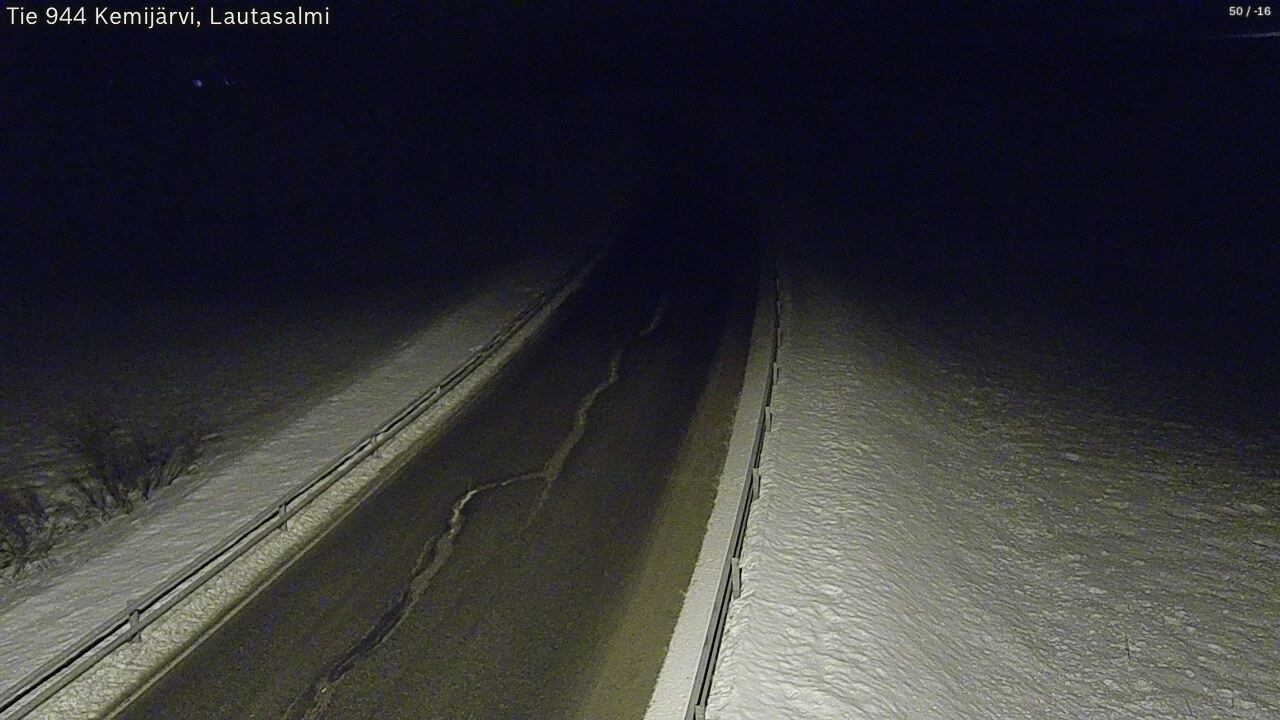 Kelikamerat Kuva Tie 944 Kemijärvi, Lautasalmi, Kemijärvi, Lappi