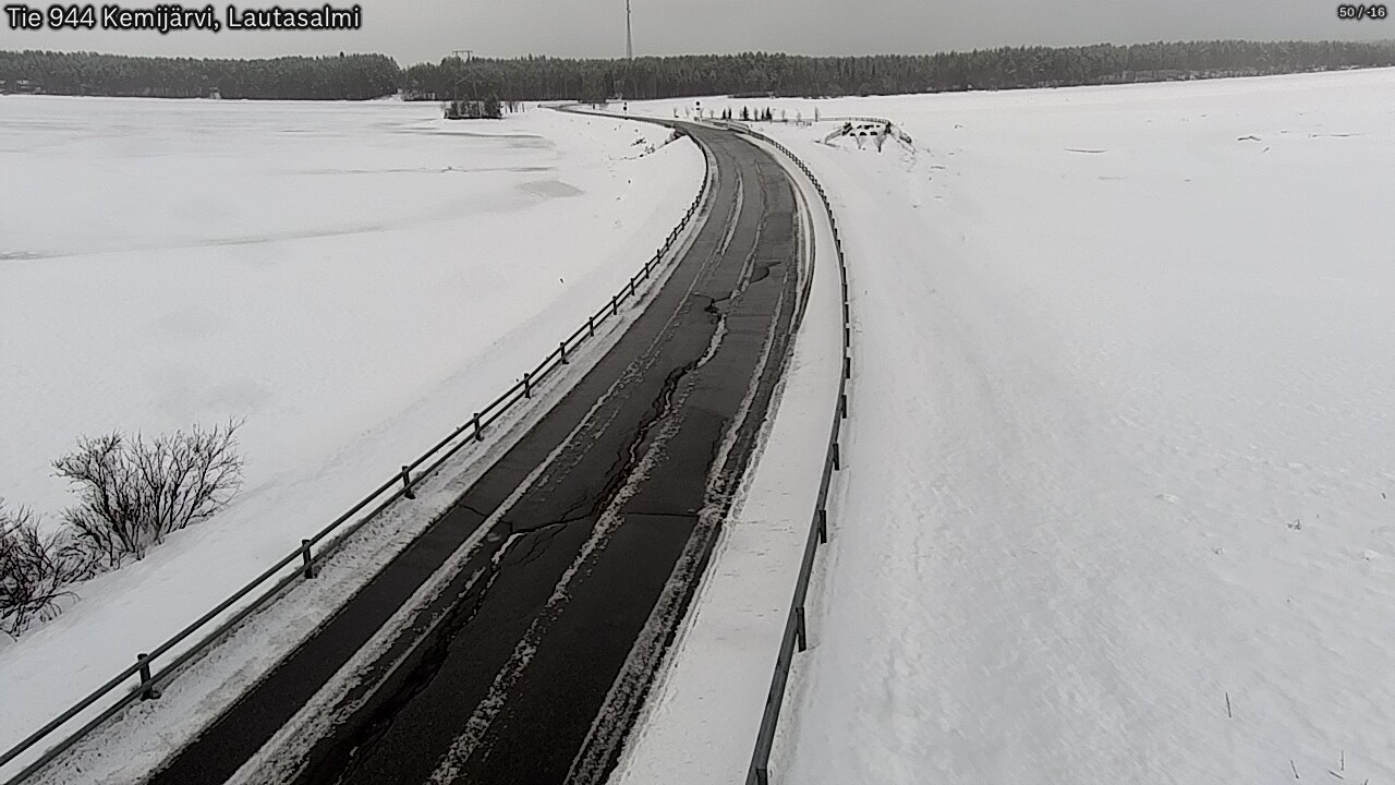 Kelikamerat Kuva Tie 944 Kemijärvi, Lautasalmi, Kemijärvi, Lappi