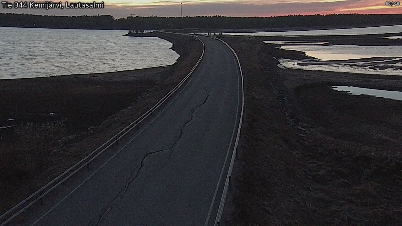 Kelikamerat Kuva Tie 944 Kemijärvi, Lautasalmi, Kemijärvi, Lappi