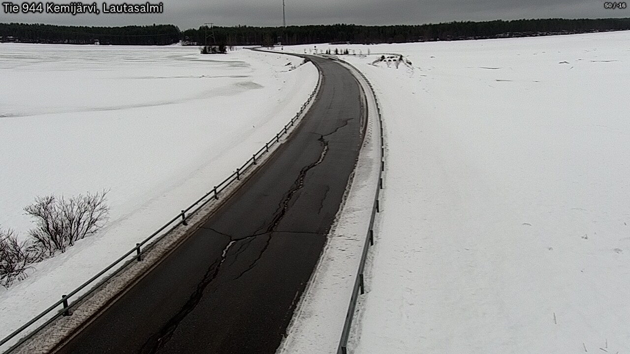 Kelikamerat Kuva Tie 944 Kemijärvi, Lautasalmi, Kemijärvi, Lappi