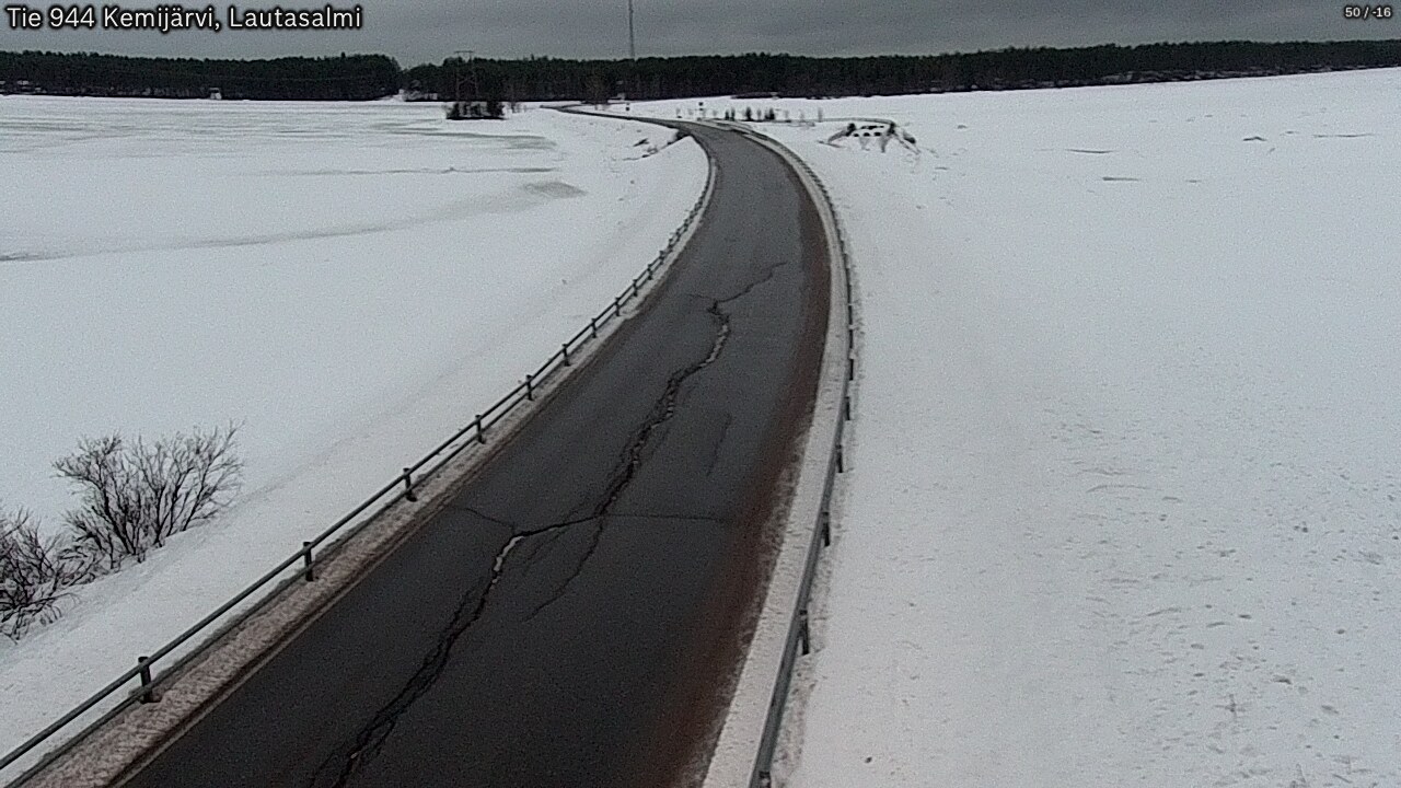 Kelikamerat Kuva Tie 944 Kemijärvi, Lautasalmi, Kemijärvi, Lappi