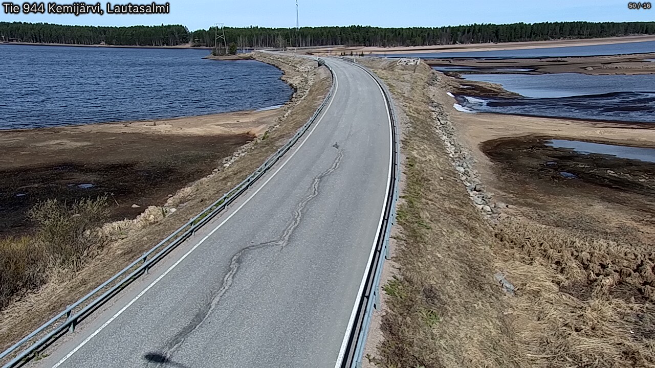 Kelikamerat Kuva Tie 944 Kemijärvi, Lautasalmi, Kemijärvi, Lappi