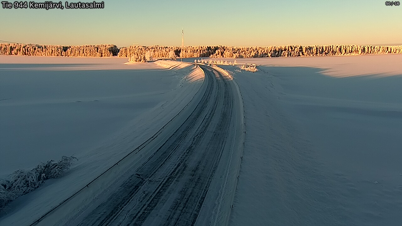 Kelikamerat Kuva Tie 944 Kemijärvi, Lautasalmi, Kemijärvi, Lappi